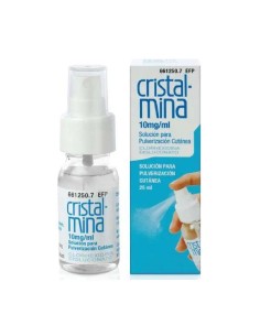 Cristalmina Spray 10 mg/ml Solución Tópica 25 ml 2