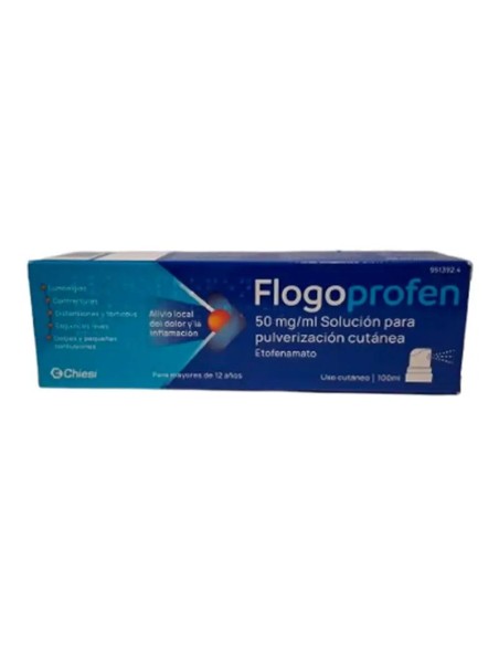 Flogoprofen Pulverizador 50 mg/ml Solución Cutánea 100 ml