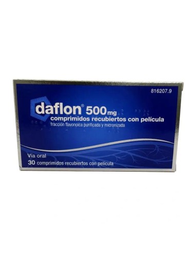 Daflon 500 mg 30 comprimidos Recubiertos