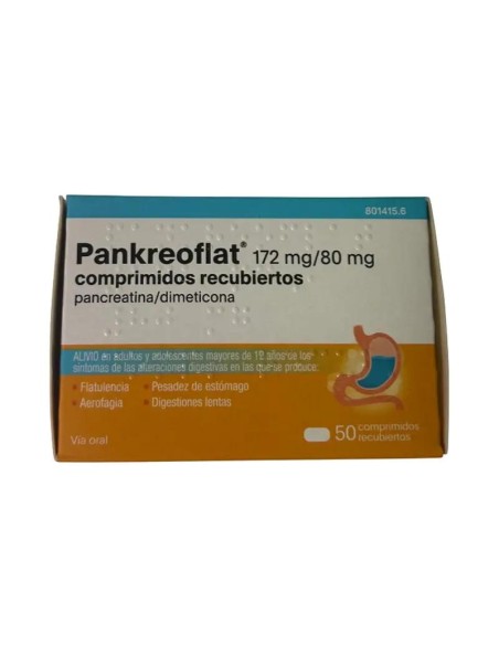 Pankreoflat, 50 Comprimidos
