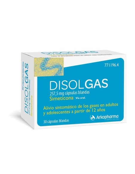 Arkopharma Disolgas, 30 cápsulas