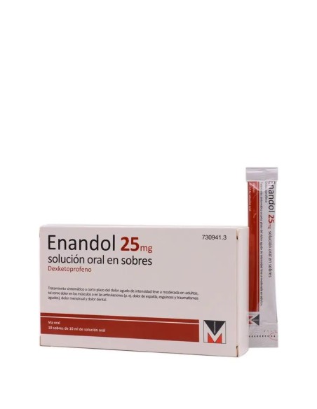 Enandol 25 mg 10 Sobres Solución Oral 10 ml
