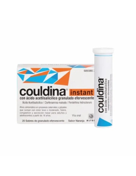 Couldina Instant con Ácido Acetilsalicílico 20 sobres