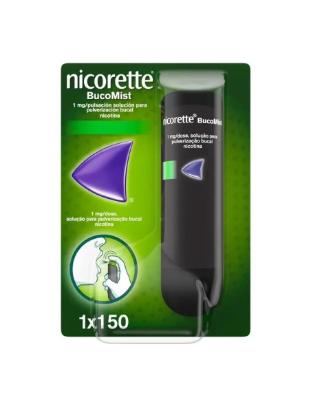 Nicorette® BucoMist 1 mg/pulsación solución para pulverización bucal