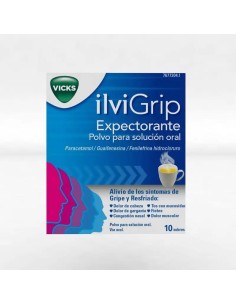 Ilvigrip Expectorante polvo para solución oral, 10 sobres 2
