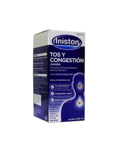 Iniston Antitusivo y Descongestivo Jarabe 200 ml 2
