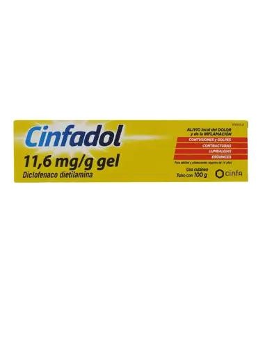Cinfadol Gel 11,6 mg 100 gr