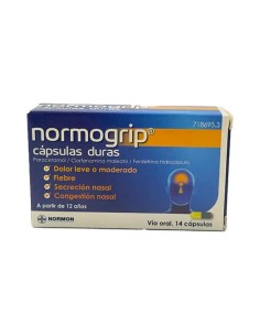 Normogrip, 14 cápsulas Duras