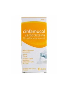 Cinfamucol Carbocisteína 50 mg/ ml Solución Oral 200 ml 2