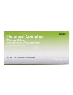 Fluimucil Complex 500/200 mg 12 comprimidos Efervescente