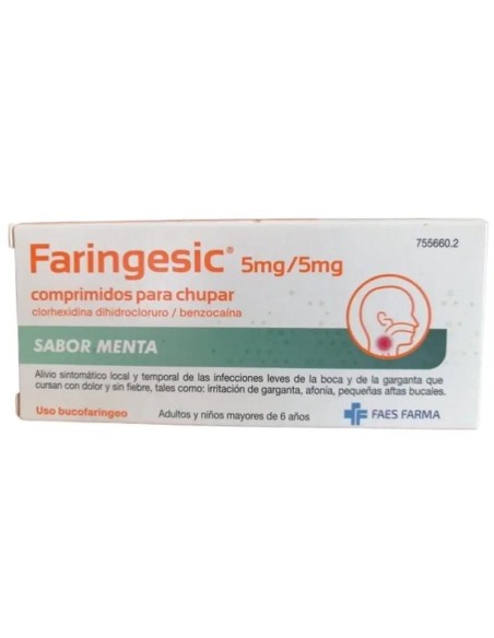 Faringesic 20 comprimidos