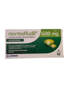 Normofludil 600 mg, 20 comprimidos Dispersables
