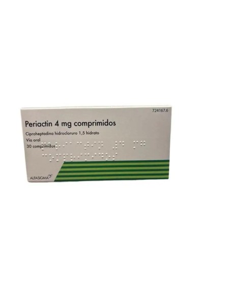 Periactin 4 mg 30 Comprimidos