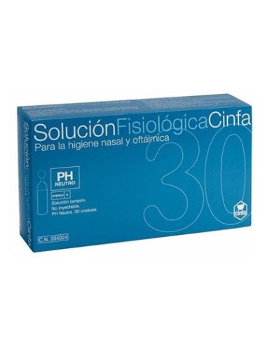 SOLUCION FISIOLOGICA CINFA 30 UNIDOSIS