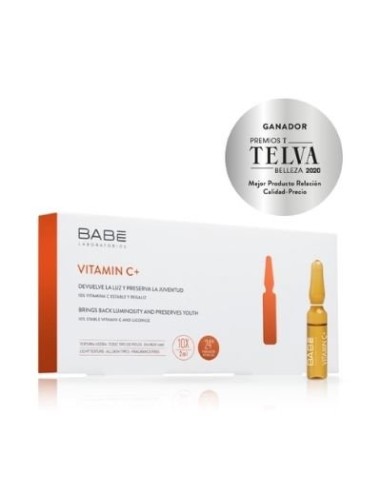 VITAMIN C+ BABE 2 ML 10 SOLUC AMPOLLAS