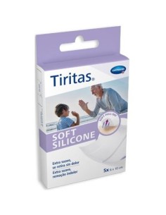 TIRITAS SOFT SILICONE AP ADHE 6x10CM 5UD