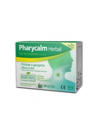 PHARYCALM HERBAL DOLOR GARGANT 24 COMP