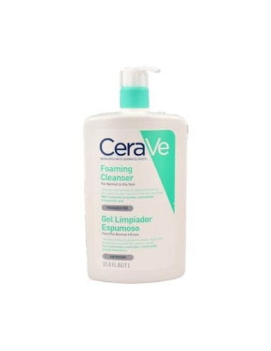 CERAVE GEL LIMPIADOR ESPUMOSO 1 L