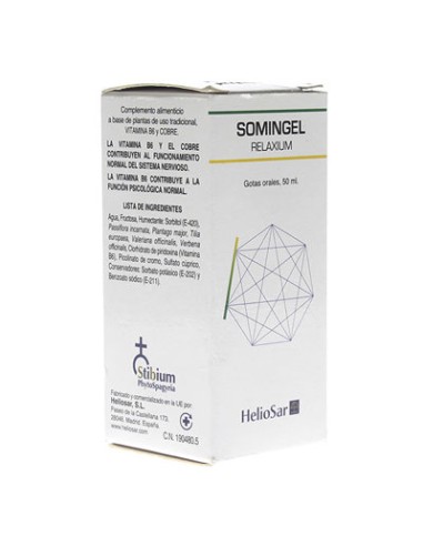 SOMINGEL RELAXIUM 50 ML GOT HELIOSAR