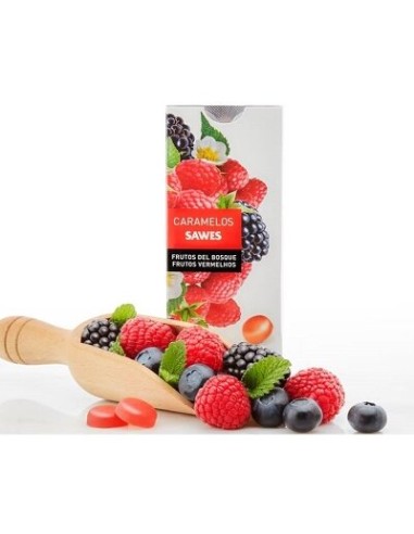SAWES CARAMELOS BLIS FRUTOS BOSQ S/A 22G