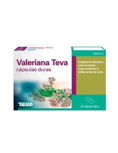 VALERIANA TEVA 200MG 60 CAPS DURAS