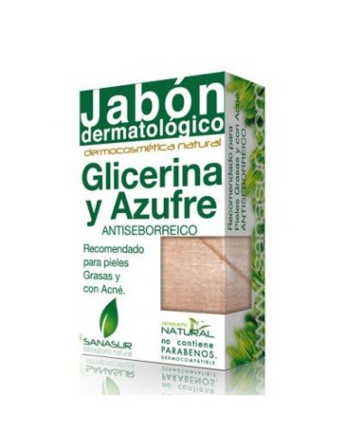 SANASUR JABON GLICERINA AZUFRE 100 GR