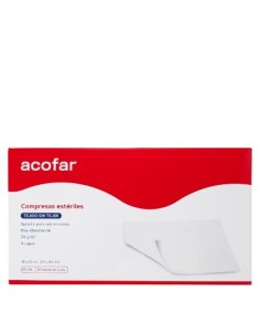 ACOFAR COMPRESAS TEJID S/TEJER 20X10 50U