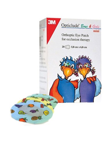 OPTICLUDE PARCHE OCULAR DIBUJOS MINI 30U