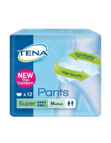 TENA PANTS SUPER MEDIANO 12 UND