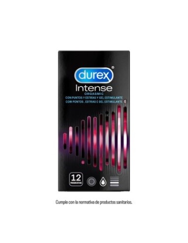 DUREX INTENSE ORGASMIC 12 UNIDADES