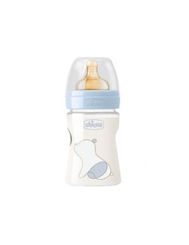 BIBERON CHICCO ORIGINAL TOUCH AZUL 150ML