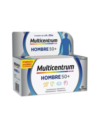 MULTICENTRUM HOMBRE 50+ 90 COMPRIMIDOS