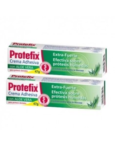 PROTEFIX DUPLO CREMA ADHESIV ALOE 2x47G