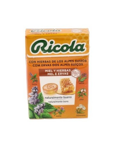 RICOLA CARAMELOS S/A MIEL Y HIERBAS 50G