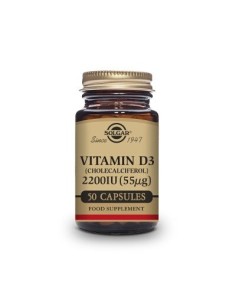 VITAMINA D3 2.200 UI 50 CAPSULAS SOLGAR