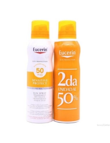 EUCERIN SPRAY SOLAR TRANSP FP50 DUPLO