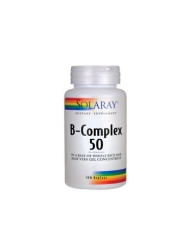 B COMPLEX 50 50 CAPS SOLARAY