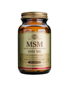 MSM 1000 MG 60 COMP SOLGAR
