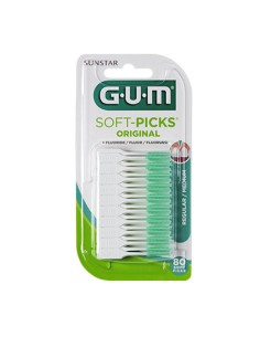 GUM 632 SOFT PICKS ORIGINAL REGULAR 80 U