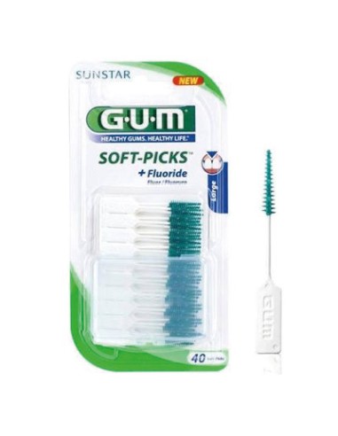 GUM 634 SOFT PICKS LARGE 50 UNIDADES