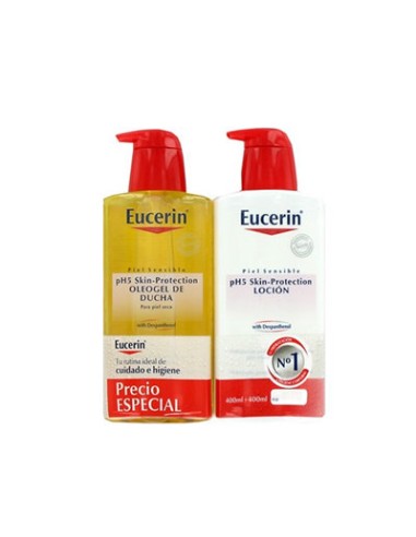 EUCERIN PH5 PACK LOCION400ML+OLEOGEL400