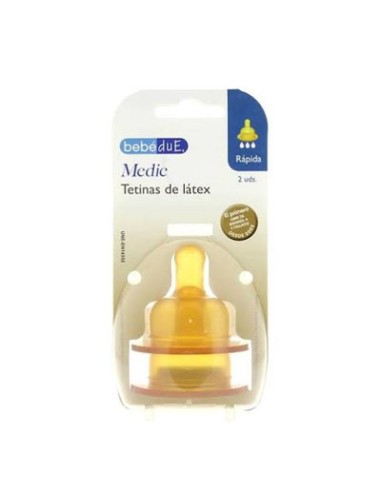 TETINA BEBEDUE MEDIC LATEX RAPIDA
