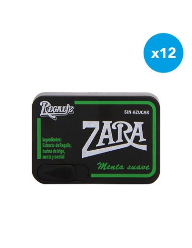 REGALIZ ZARA MENTA SUAVE 9 GRX12 UD