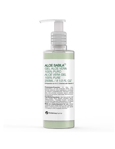SABILA GEL ALOE VERA 100% PURO 250ML BOT