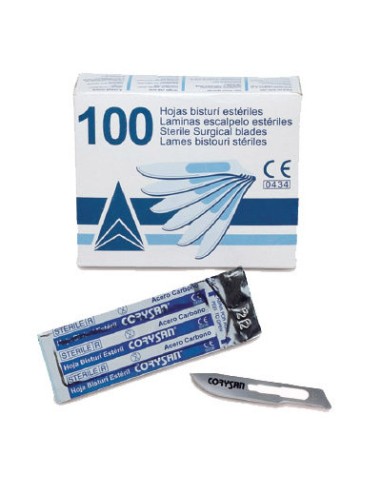 HOJAS BISTURI CORYSAN N.22 100 UND.