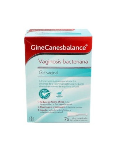 GINECANESBALANCE GEL VAGINAL 7 TUB. 5 ML