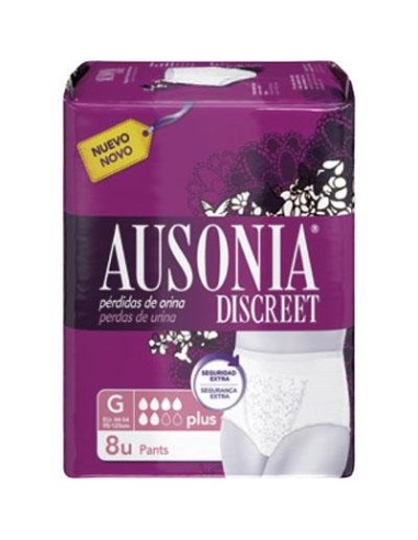 AUSONIA DISCREET PANTS PLUS T.M 9 UDS