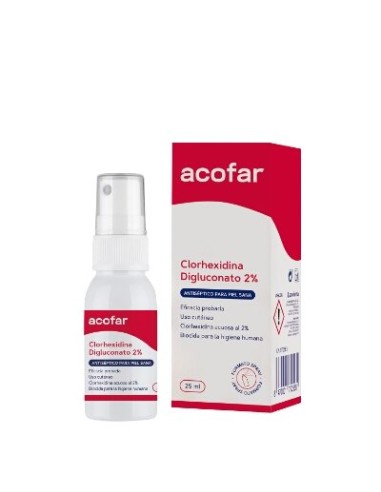 ACOFAR CLORHEXIDINA 2% SPRAY TOPICO 25ML