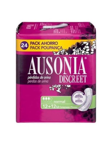 AUSONIA DISCREET NORMAL 24 UNIDADES