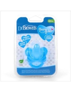 DR BROWN´S CHUPETE SILICONA AZUL 0-6MESE